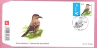 Belgia 2008, FDC st.ATH, ptaki, kruk orzechówka