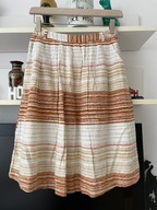 7 SPÓDNICA NEXT LEN UROCZE MIODOWE PASY