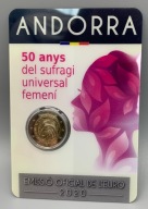 2 euro Andora 2020 PRAWA KOBIET MENNICZA!!!