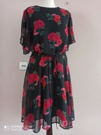 JACK WILLS SUKIENKA SZYFONOWA W KWIATY 38-40