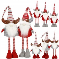 2x RENIFER SKRZAT ŚWIĄTECZNY TELESKOPOWY duży GNOM wysoki 80cm REGULOWANY