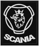 Termo Naszywka Scania Orzeł Ciężarówka Motoryzacja Haftowana Naprasowanka
