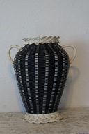 Wazon dekoracyjny z plecionki