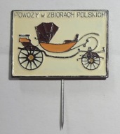 ZNACZEK PRZYPINKA POWOZY W ZBIORACH POLSKICH