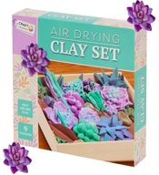 Zestaw Kreatywny do Wyklejania Obrazu 3D w Ramce KWIATY SUKULENTY