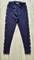 Legginsy dziewczęce 146/152 granatowe