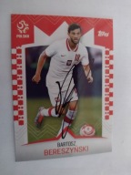 Karta topps autograf Polska Bartosz Bereszyński PZPN