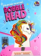 HAFT DIAMENTOWY FIGURKA JEDNOROŻEC NA SPRĘŻYNIE MAGICZNA POSTAĆ