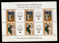 Antyle Holenderskie / Mini arkusz ( Opieka nad dziećmi ) 1980 r / czysty