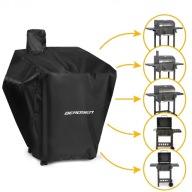 DUŻY POKROWIEC NA GRILLA OSŁONA NA GRILL WODOODPORNA UV Z KOMINEM 125X110