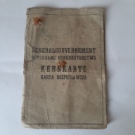 Kennkarte Generlane Gubernatorstwo Warszawa Grodzisk 1943
