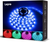 Taśma LED 5m RGB 5050 SMD Strip 12V samoprzylepna elastyczna IP20 +pilot