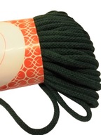 SZNUREK bawełna z rdzeniem 5mm ZIELONA BUTELKA 50mb WYPRZEDAŻ