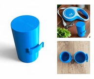 POJEMNIK NA WORECZKI ODCHODY KUPY MULTI BOX SMYCZY FLEXI CLASSIC NIEBIESKI