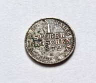 1 SILBER GROSCHEN 1872, PRUSY - 322