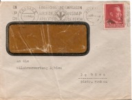 GENERALNE GUBERNATORSTWO -kasownik propagandowy na kopercie Va obieg 1944