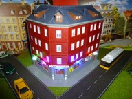 KAMIENICA Kątowa McDonald's Oświetlona LED w H0