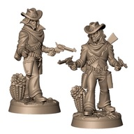 Wild West Western Robber Leader Herszt Zbójów Druk 3D