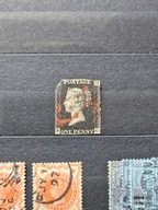 Klaser ze Znaczkami Wielka Brytania Penny Black Pierwszy Znaczek Świata