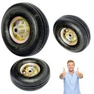 KÓŁKO DO TACZKI DO WÓZKA OGRODOWEGO KOBE 260MM 80MM METALOWA FELGA