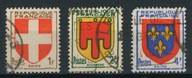 Francja, 1949, Mi 848-850.