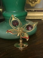 Crystocraft, miniaturka-figurka pozłacana Swarovski/MOTYL