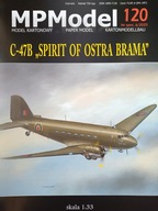 MPModel 120 samolot C-47B "SPIRYT OF OSTRA BRAMA "