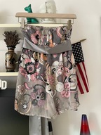 A LIPSY JEDWAB W BAŚNIOWE KWIATY POPIEL tuba