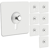 HACZYK SAMOPRZYLEPNY MOCNY WIESZAK PRZEZROCZYSTY WODOODPORNY UCHWYT 8 SZT.