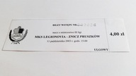 LEGIONOVIA Legionowo - ZNICZ Pruszków 11.10.2003
