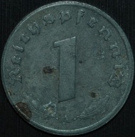 1 Reichspfennig 1944 A - ładny egzemplarz