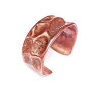 Ręcznie kuta bransoleta z miedzi - air chasing.