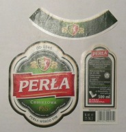 ETYKIETA PIWO PERŁA CHMIELOWA BROWAR LUBLIN + KONTRA I KRAWATKA