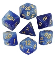 Zestaw 7 kości do gry RPG