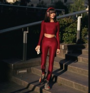 Legginsy Ruby LoveYa bordowe 38 M