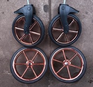 Koła wózka ( różowe złoto ) do JUNAMA TERMO LINE TEX 01 beżowy