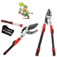 SEKATOR TELESKOPOWY NOŻYCE DO GAŁĘZI KRZEWÓW 68-91CM OGRODOWY DWURĘCZNY