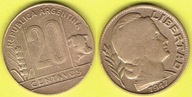 ARGENTYNA 20 Centavos 1947 r.