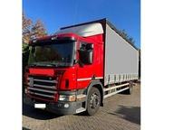 Scania P250 Euro 6 sypialna firanka wys.2.60 winda