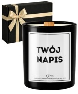 Personalizowana Świeczka Twój Napis Świeca Sojowa Prezent