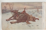 W.Kossak Z Odwrotu Napoleona lata 30-te