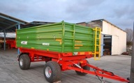 Nowa przyczepa rolnicza dwuosiowa MAR-POL MD801 ładowność 8 ton