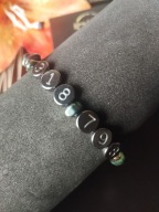 Bransoletka Kod Grabowoja z hematytem