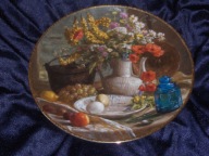 bradex Royal Mosa Talerz kolekcjonerski dekoracyjny obraz porcelanowy