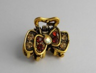 KLAMERKA DO WŁOSÓW KAMIENIE MOSIĄDZ