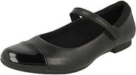 CLARKS SCALA GEM K eleganckie czarne baleriny - 33