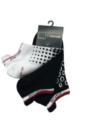 Stopki z bawełny biało-czarne MuseARTA + PANTONE 3-pack r.36-40 unisex