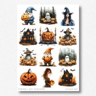 Noc strachów - grafiki do scrapbookingu, kartek i ozdób na Halloween