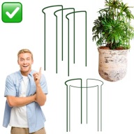 PERGOLA METALOWA WIOSENNA PODPORA PIERŚCIENIOWA DO ROŚLIN 60CM 3SZT GOGRIZO