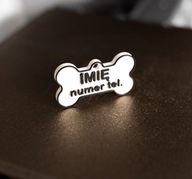 Personalizowane zawieszki dla zwierząt "Kość"